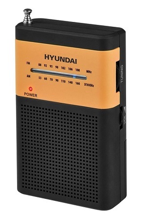 Rádioprijímač Hyundai PPR 310 BO čierny/oranžový