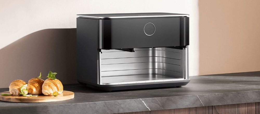 Fritéza teplovzdušná Xiaomi Dual Zone Air fryer 10 l čierna Dizajn a materiál fritézy Xiaomi