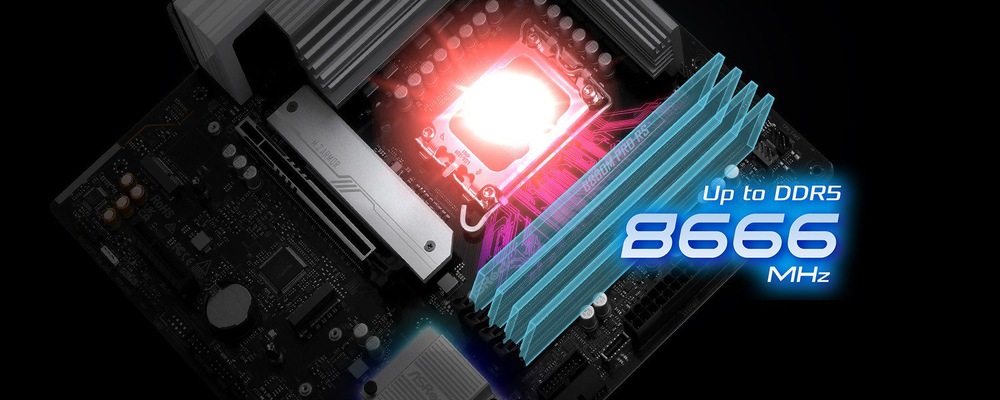 Základná doska ASRock B860M Pro RS DDR5 pamäte vynikajú lepšou rýchlosťou a efektivitou