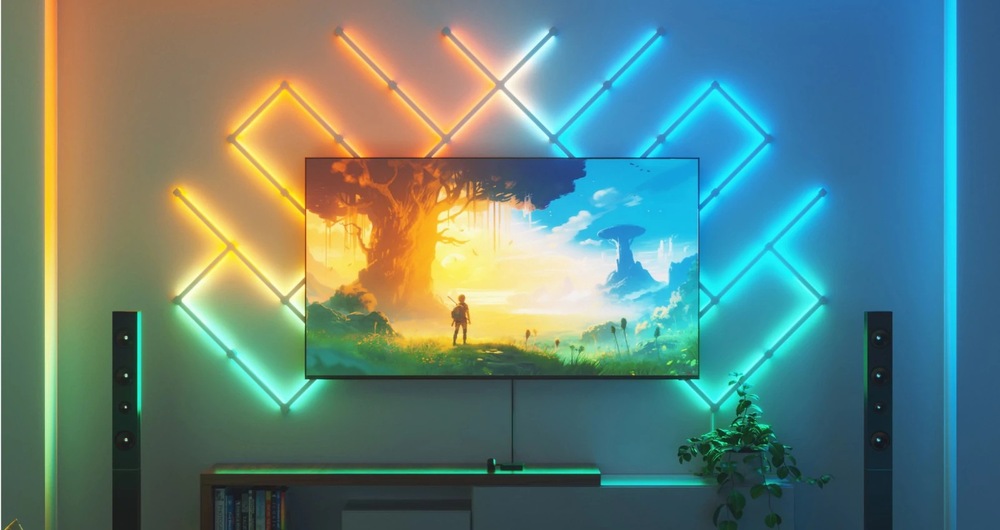 Sada Nanoleaf 4D Screen Mirror Kit kamera pre chytré LED pásky čierna Sada Nanoleaf 4D Screen Mirror Kit kamera pre chytré LED pásky čierna