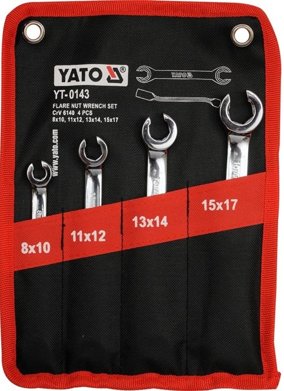 Súprava očkoplochých kľúčov YATO YT-0143 v počte 4 ks