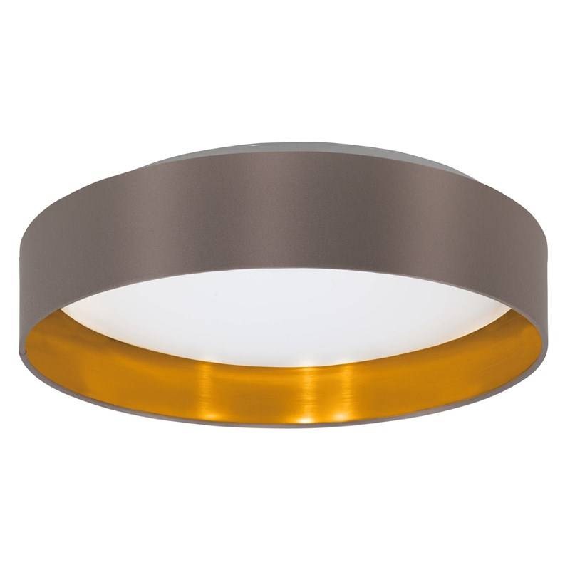 LED stropné svietidlo Eglo Maserlo 2 hnedé/zlaté