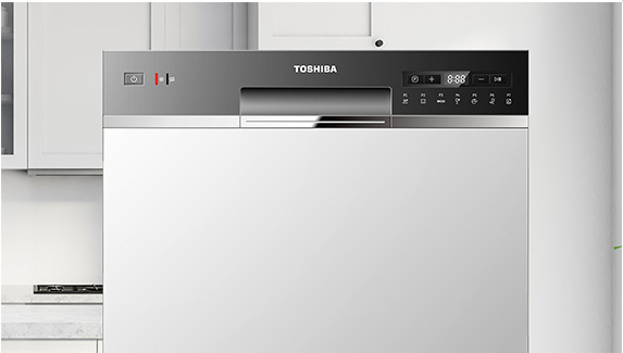 Umývačka riadu Toshiba DW-08T2EE(S)-CZ strieborná