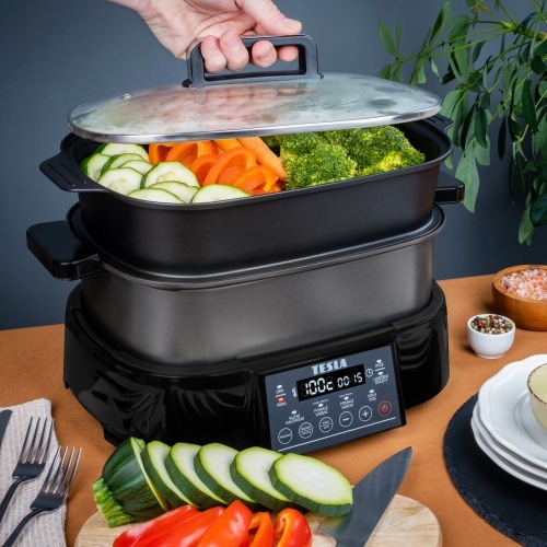 Multifunkčný hrniec Tesla MultiCook MultiCook M90 Grill čierny