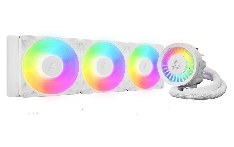 Vodný chladič Arctic Cooling Liquid Freezer III Pro 360 ARGB  White biely