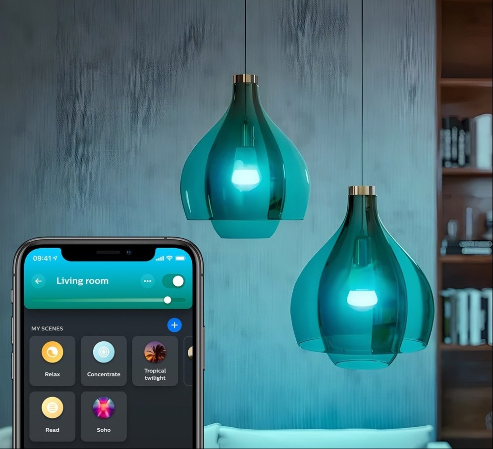 Štartovacia sada Philips Hue Bluetooth, E27, 1100 lm, White and Color Ambiance (3 ks) + Bridge + Switch Štartovacia sada Philips Hue Bluetooth, E27, 1100 lm, White and Color Ambiance (3 ks) + Bridge + Switch