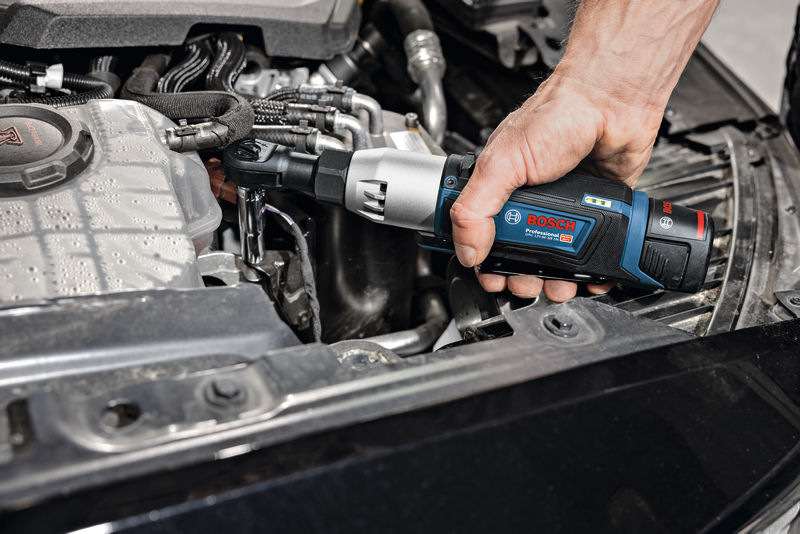 Račňa akumulátorová Bosch Professional GRC 12V-60 3/8 SN (bez baterie) Aku račňa Bosch GRC 12V-60 je neoceniteľným pomocníkom pre kovoobrábače, automechaniky a montážne techniky.