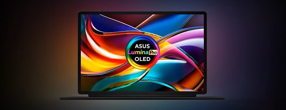 Notebook Asus ProArt PZ14 čierny 3K OLED displej so 144 Hz, HDR True Black 1000 a 100% DCI-P3 ponúkne špičkový obraz.