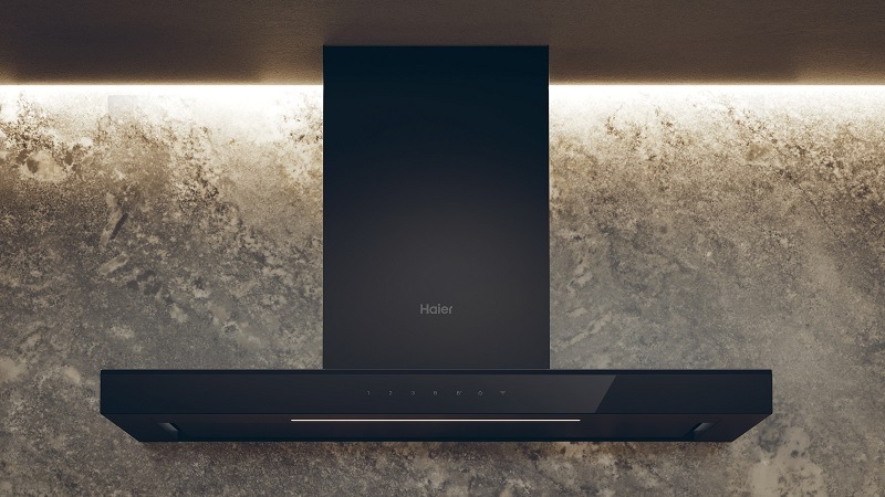 Odsávač pár Haier HATS9CBS4BWIFI čierny HATS9CBS4BWIFI_led