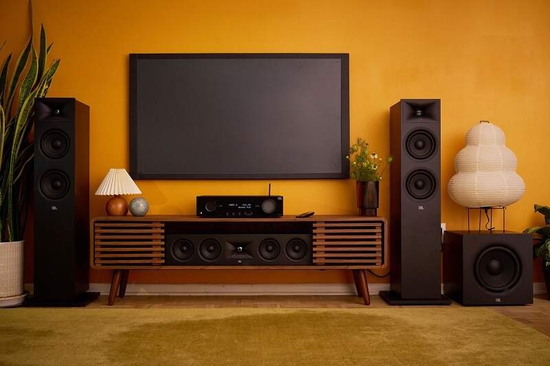Reproduktor JBL STAGE 245C (1 ks) čierny/hnedý Reproduktor JBL STAGE 245C (1 ks) čierny/hnedý