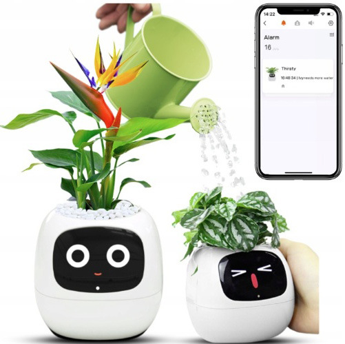 Inteligentný kvetináč Plantsio IVY biely Chytrý kvetináč Plantsio IVY - biela