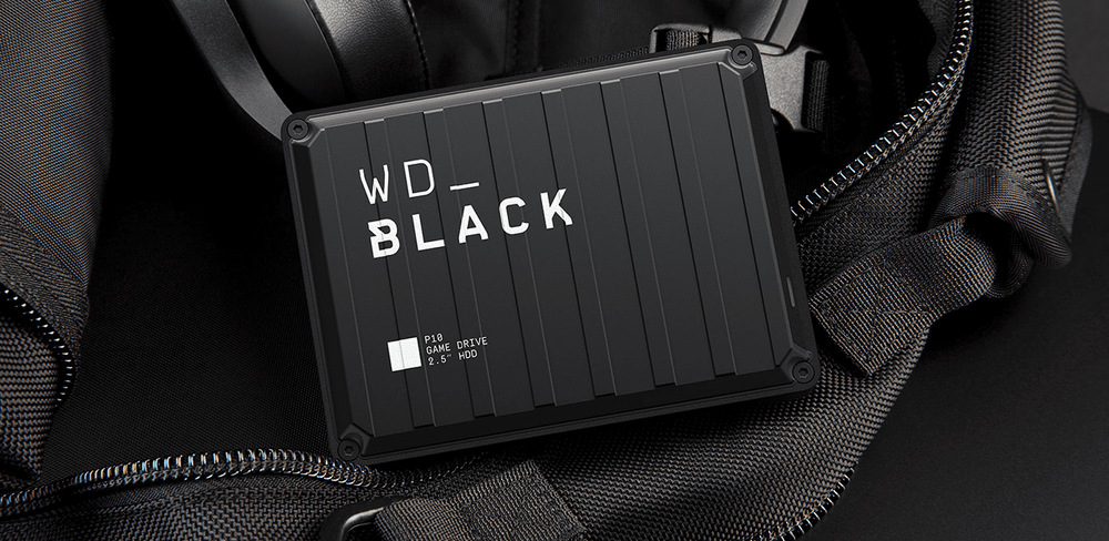 Externý pevný disk Western Digital Black P10 Game Drive 4TB čierny