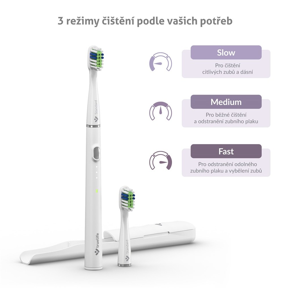 Zubná kefka TrueLife SonicBrush Slim20 White biela Zubná kefka TrueLife SonicBrush Slim20 White biela