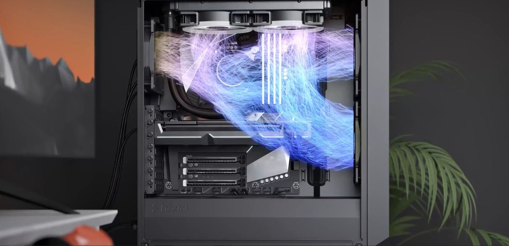 Case FRACTAL DESIGN Meshify 2 Compact Tempered Glass Light Tint čierna FRACTAL DESIGN Meshify 2 Compact Tempered Glass Light Tint