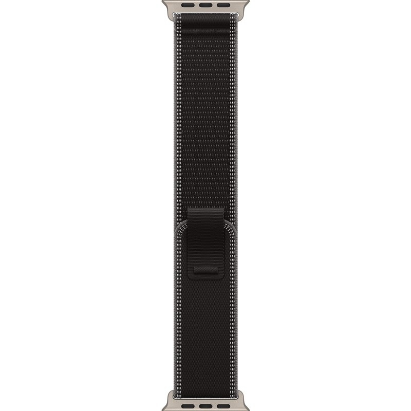 Remienok Apple 49mm čierny/uhlový trailový ťah – M/L – prírodný titán Remienok Apple 49mm čierny/uhlový trailový ťah – M/L – prírodný titán
