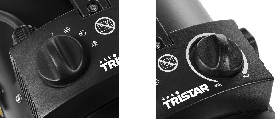 Teplovzdušný ventilátor Tristar KA-5061 čierny/žltý Teplovzdušný ventilátor Tristar KA-5061 čierny/žltý