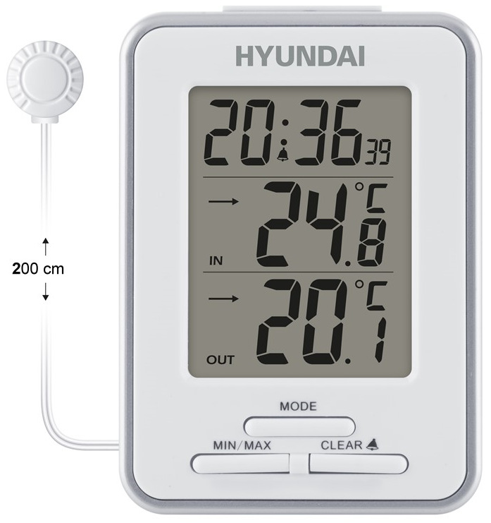 Meteorologická stanica Hyundai WS 1021 biela Hyundai WS 1021, bronzová