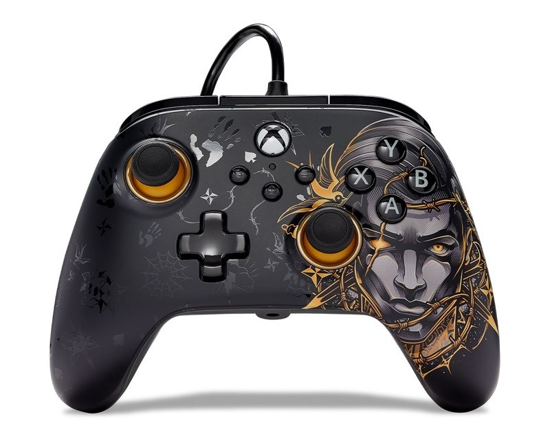 Gamepad PowerA Advantage Wired Controller - Xbox Series X|S - Fortnite Midas čierny