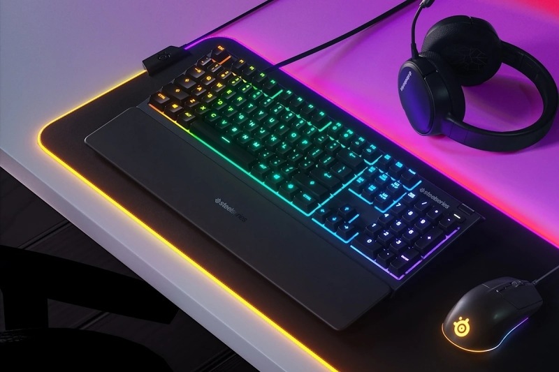 Klávesnica SteelSeries Apex 3 CZ čierna Klávesnica SteelSeries Apex 3 CZ čierna