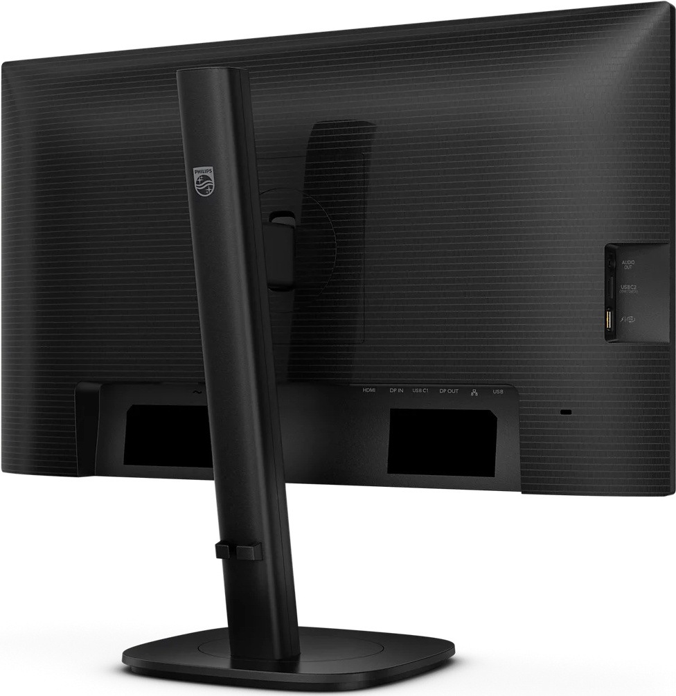 Monitor Philips 24B2U3601/00 čierny Zadná strana Philips 24B2U3601/00 s podstavcom SmartErgoBase