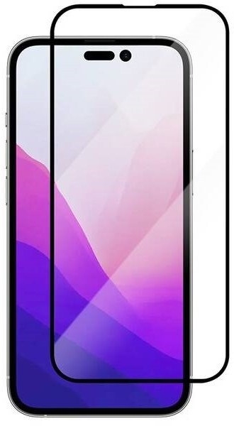 Tvrdené sklo TGM Full Cover na Apple iPhone 14 Pro čierne