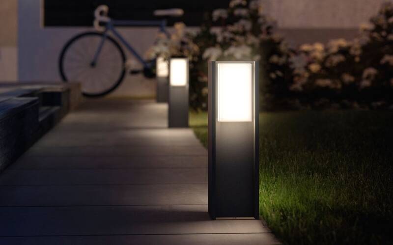Svietidlo vonkajšie Philips Hue Turaco White, stĺpik čierne Svietidlo vonkajšie Philips Hue Turaco White, stĺpik čierne