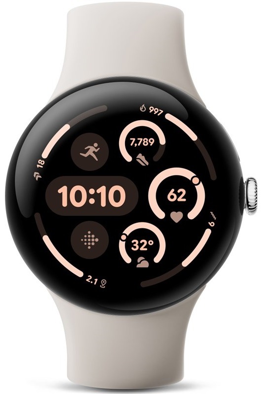 Inteligentné hodinky Google Pixel Watch 3 45mm - Porcelain
