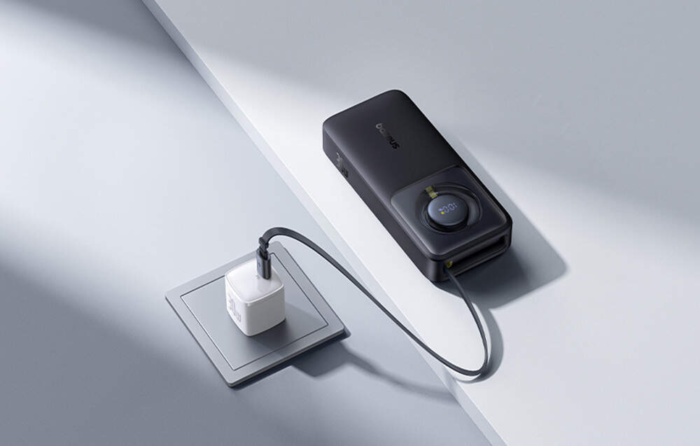 Powerbank Baseus OS Free2Pull 10000mAh 30W čierny Powerbank Baseus OS Free2Pull 10000mAh 30W čierny