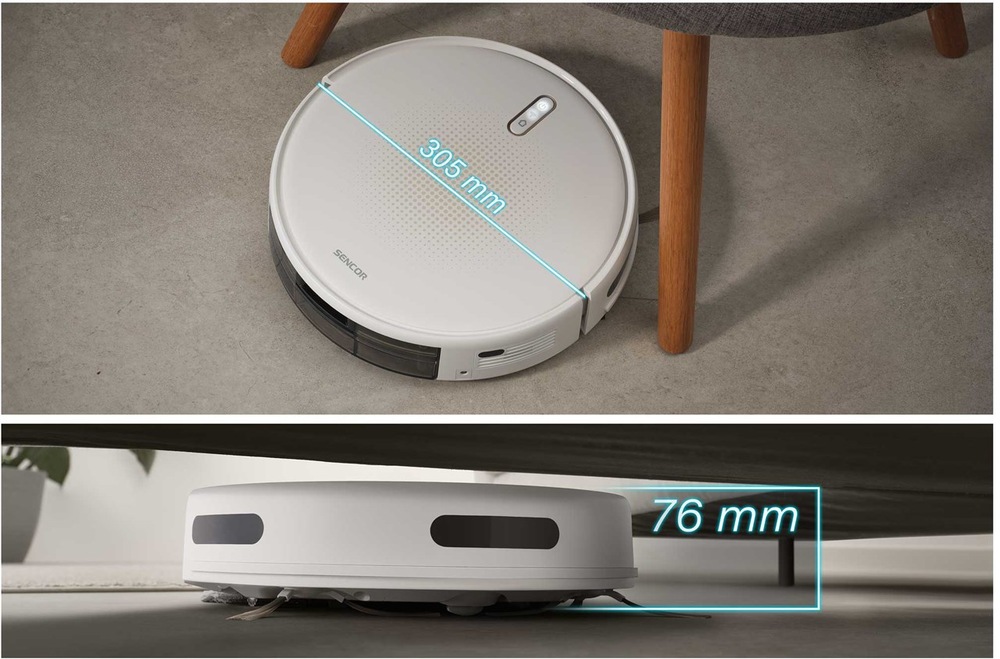 Robotický vysávač Sencor SRV 4150WH biely Robotický vysávač Sencor SRV 4150WH biely