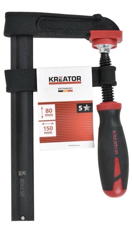 Svorka Kreator s rozpätím čeľustí 150 mm, upínacia sila 270 kg
