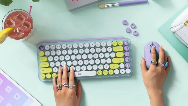 Klávesnica Logitech POP Keys US - daydream