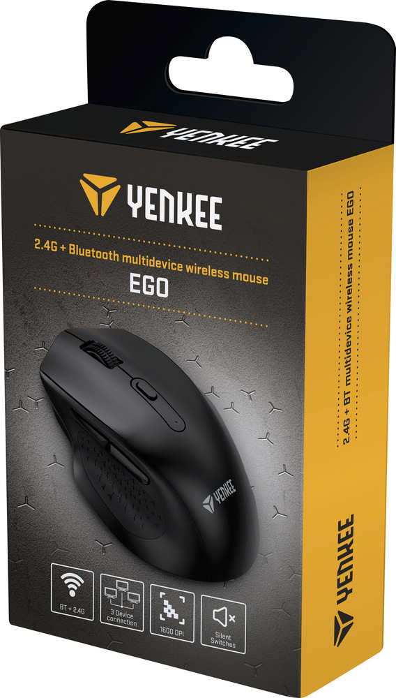 Myš YENKEE YMS 2050BK Dual WL Ego čierna YMS 2050BK Dual WL Ego