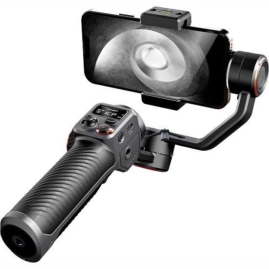 Stabilizátor Hohem iSteady M6 čierny Stabilizátor Hohom iSteady M6, ovládanie