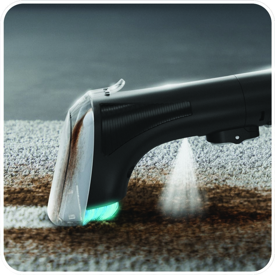 Čistič škvŕn Rowenta IN3020F0 Clean It Compact Animal zelený Čistenie škvrny na koberci s tepovačom Rowenta IN3020F0 Clean It Compact Animal