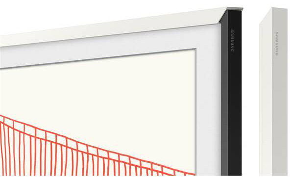 Výmenný rámček Samsung pre Frame TV s uhlopriečkou 75" (2021), Rovný design biely