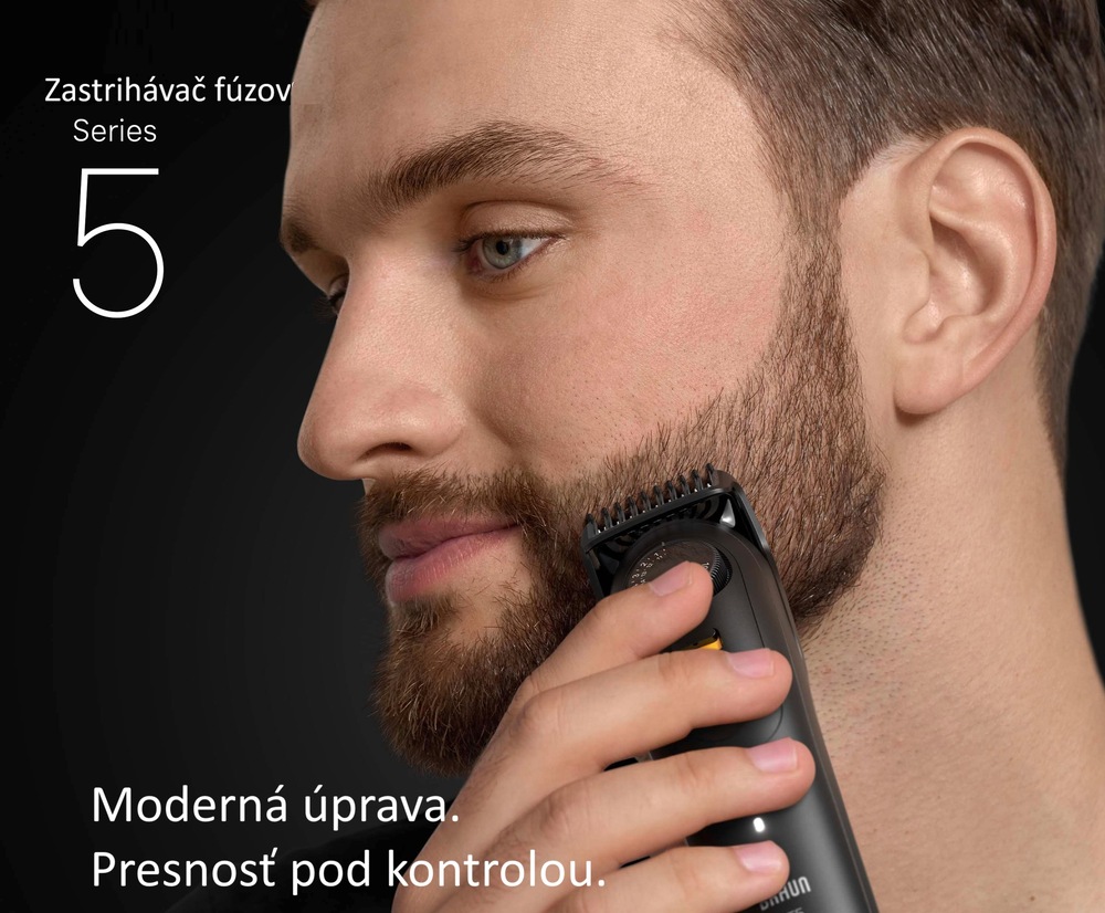 Zastrihávač fúzov Braun Series 5 BT5560 čierny