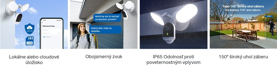 IP kamera TP-Link Tapo C720 biela IP kamera TP-Link Tapo C720 biela