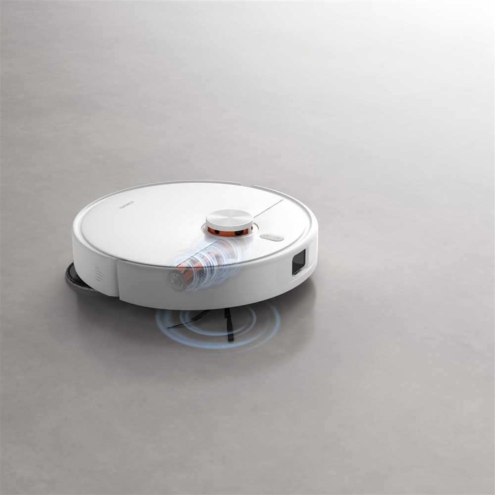 Robotický vysávač Xiaomi Vacuum H50 Pro biely Vysávač Xiaomi je vybavený dvojitým rotačným mopom.