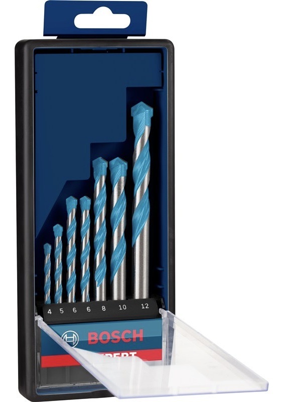 Súprava vrtákov Bosch Expert z kvalitného karbidu, vŕtania do mäkkého dreva, betónu či muriva