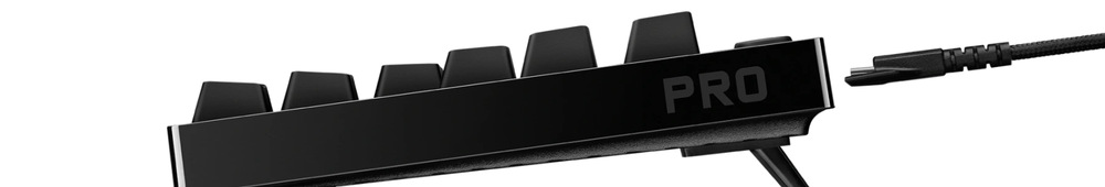 Klávesnica Logitech Gaming G Pro, GX Blue Clicky, US čierna Klávesnica Logitech Gaming G Pro, GX Blue Clicky, US čierna
