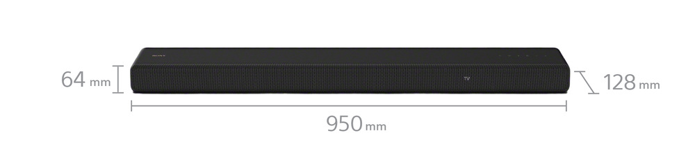 Soundbar Sony HT-A3000 čierny Soundbar Sony HT-A3000, rozmery