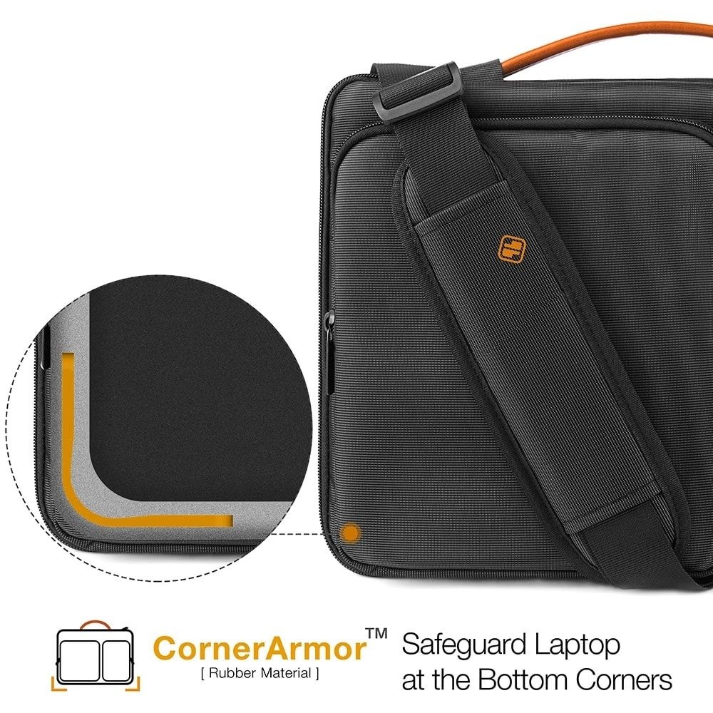 Brašna na notebook tomtoc Messenger – 16" MacBook Pro 2019/15,3" MacBook Air čierna
