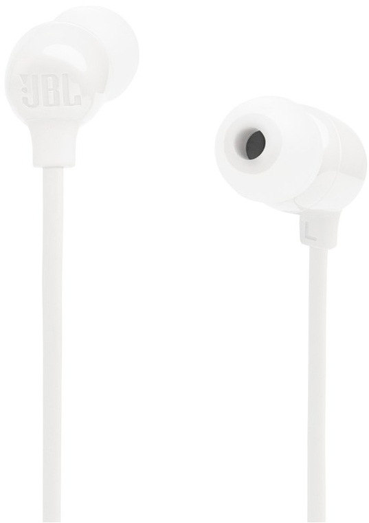 Slúchadlá JBL Tune 135BT biela Detail prednej strany s reproduktormi pri slúchadlách JBL Tune 135BT