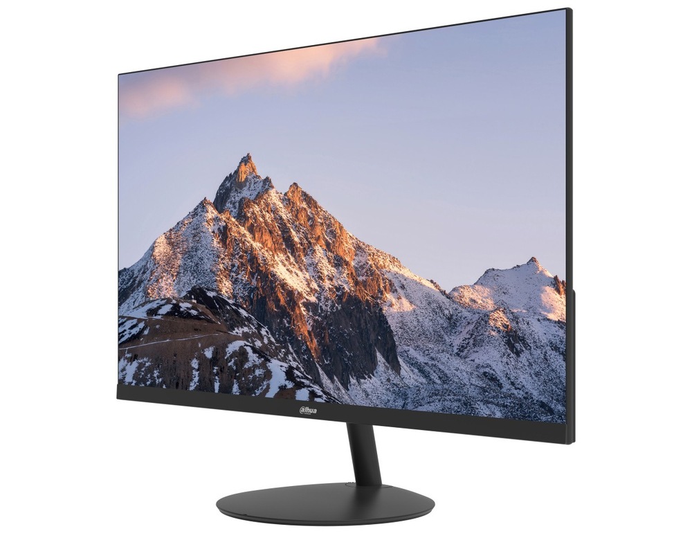 Monitor Dahua LM22-A210Y čierny Zapnutý monitor Dahua LM22-A210Y 21,45" otočený doľava