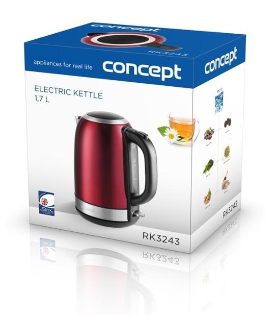 Rýchlovarná kanvica Concept RK3243 červená