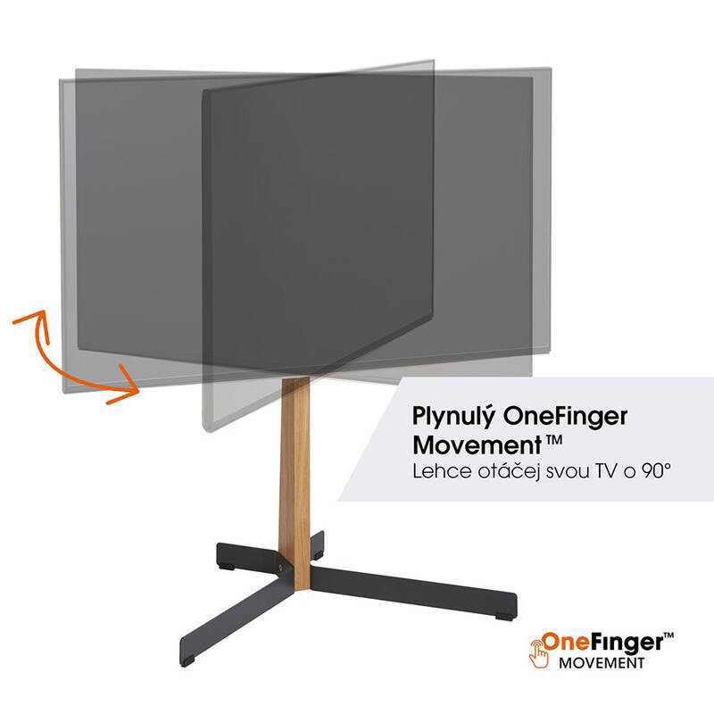 Stojan pre TV Vogel’s TVS 3695B pre uhlopriečky 40" až 77", nosnosť 50 kg čierny/drevený Stojan pre TV Vogel’s TVS 3695B pre uhlopriečky 40" až 77", nosnosť 50 kg čierny/drevený