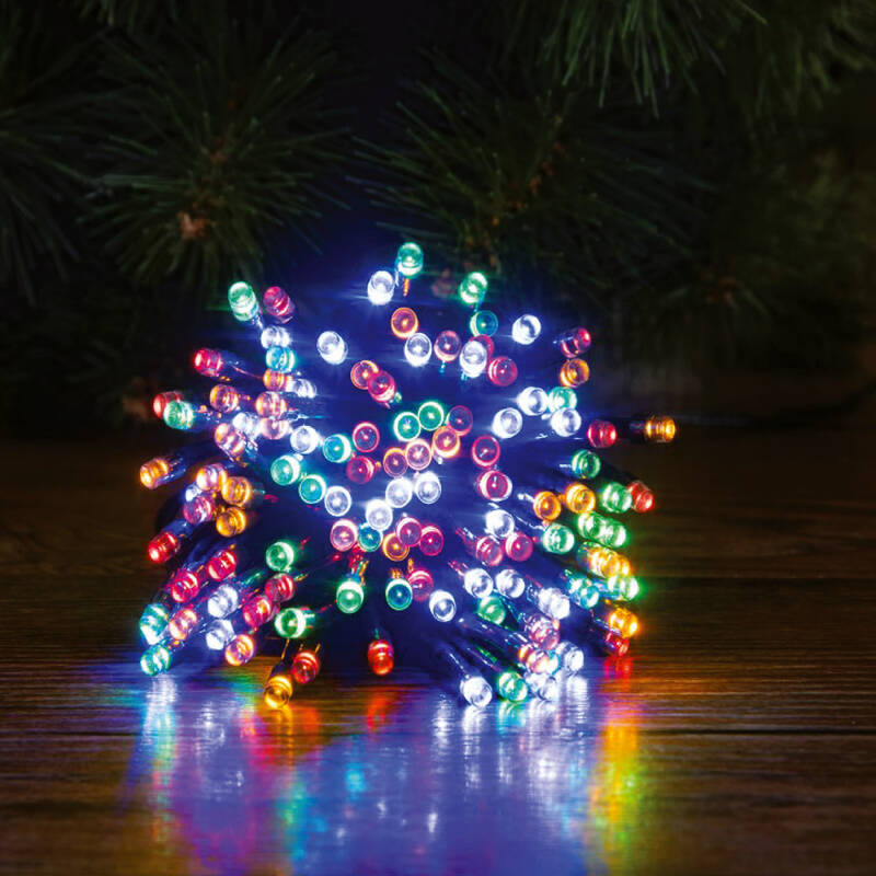 Vianočné osvetlenie ColorWay vnútorné, 200 LED, USB, 20m, viacfarebné