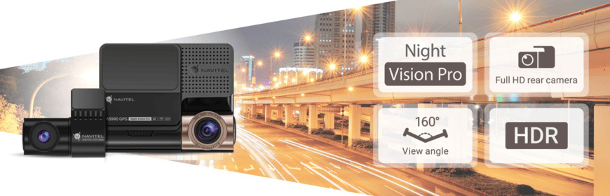 Autokamera NAVITEL RS990 GPS čierna Autokamera NAVITEL RS990 GPS čierna