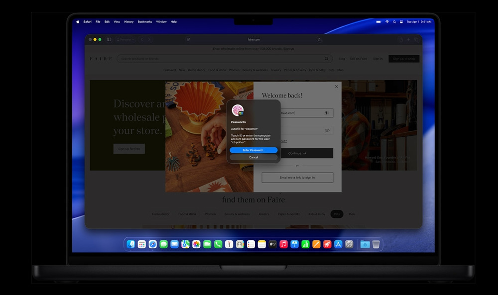 Apple MacBook Pro myslí aj na zabezpečenie, ako dokazuje napríklad Touch ID