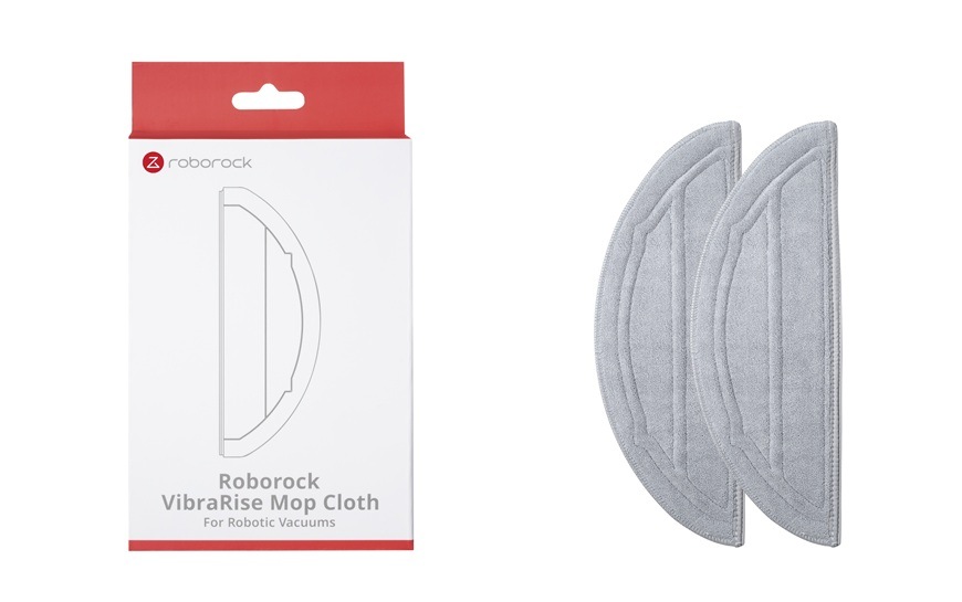 Čistiace textílie Roborock Q10 Mop Pad Vibrate (2 ks) sivý Čistiace textílie Roborock Q10 Mop Pad Vibrate (2 ks) sivý